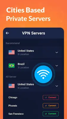 Private VPN - Fast VPN Proxy android App screenshot 2